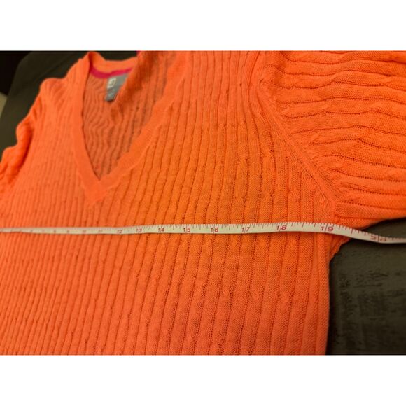 JCP Linen Blend 3/4 Sleeve Lightweight Sweater - Sz M - Picture 5 of 10